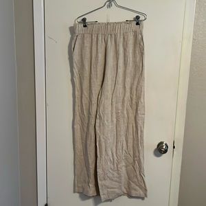 Kylie Paige Tan Poly/Linen Blend